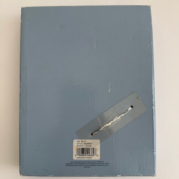 NIB Enameled Christmas/Holiday/Winter 5x7 Photo Frame Snowflakes Sparkle - Picture 3 of 8